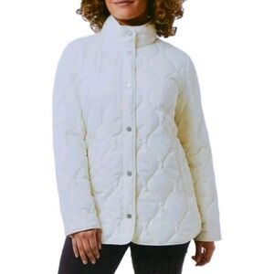 32 Degrees Ladies' Quilted Navy White Jacket, Size M